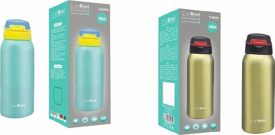 Thermos Acciaio Termos 350 Ml Bottiglia Borraccia Termica Porta Vivande Tx-9074 Sport e tempo libero/Attività ricreative all'aperto/Ciclismo/Accessori/Borracce Trade Shop italia - Napoli, Commerciovirtuoso.it