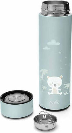 Thermos Con Sensore Di Temperatura 500ml per Bambini Azzurro Contenitore Termico Con Display Nuvita Doppia Parete in Acciaio Inox Thermos Con Tazza Prima infanzia/Allattamento e pappa/Contenitori porta cibo Mondo Bimbo - Bagnara Calabra, Commerciovirtuoso.it