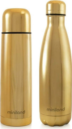 Thermos Deluxe Gold Miniland My baby & me 500 ml Casa e cucina/Organizzazione interni/Contenitori e barattoli da cucina/Thermos/Contenitori per bevande isolati/Thermos per bibite La Casa Del Bebè - Napoli, Commerciovirtuoso.it