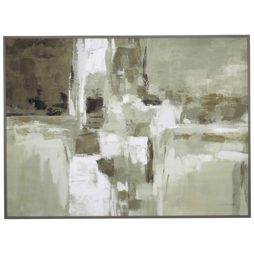 Quadro Gallery 120 x 90, stampa su tela dipinta a mano