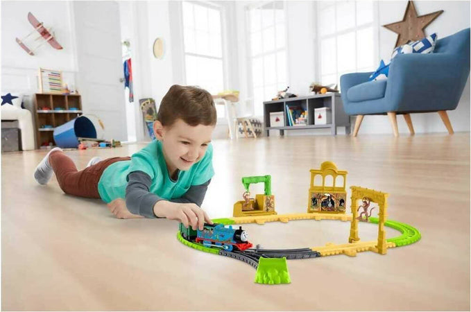 Thomas-&-Friends-Il-Trenino-Thomas-Palazzo-Delle-Scimmie,-Playset-Con-Trenino,-Giocattolo-Per-Bambini-3+,-Fxx65-Fisherprice