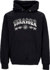 THRASHER-Felpa-Cappuccio-Uomo-Barbed-Wire-Hoodie-Black-da-uomo