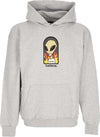 THRASHER-Felpa-Cappuccio-Uomo-Believe-Hoodie-X-Aws-Grey-da-uomo