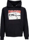 THRASHER-Felpa-Cappuccio-Uomo-Jake-Dish-Hoodie-Black-da-uomo