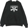 THRASHER-Felpa-Cappuccio-Uomo-Skategoat-Hood-Black/white-da-uomo