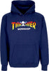 THRASHER-Felpa-Cappuccio-Uomo-Spectrum-Hoodie-X-Aws-Navy-da-uomo