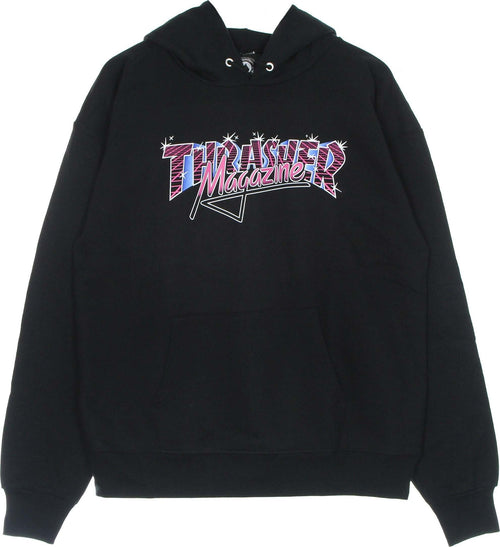 THRASHER-Felpa-Cappuccio-Uomo-Vice-Logo-Hood-Black-da-uomo