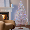 Albero di Natale Faggio con LED luminosi a luce calda decorazione natalizia