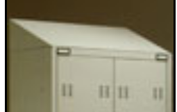 Tetto inclinato antipolvere ad 1 posto cm. 38x47x20h - MODELLO MIS