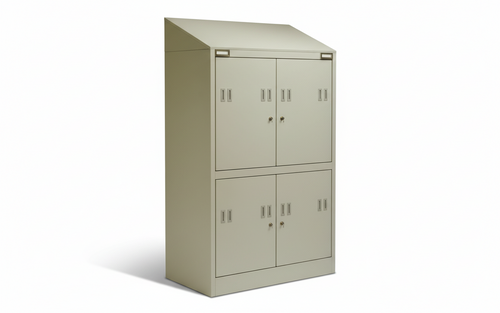 Tetto inclinato antipolvere ad 1 posto cm. 43x47x20h - MODELLO MIS