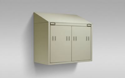 Tetto inclinato antipolvere a 3 posti cm. 102x47x20h - MODELLO MIS