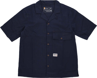 TIMBERLAND-Camicia-Manica-Corta-Uomo-Wf-Roc-Shop-Shirt-Dark-Sapphire-da-uomo