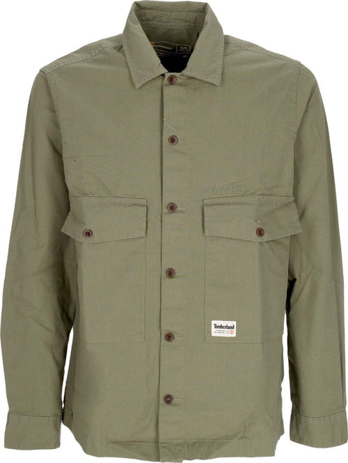 TIMBERLAND-Camicia-Manica-Lunga-Uomo-Wf-Roc-Overshirt-Cassel-Earth-da-uomo