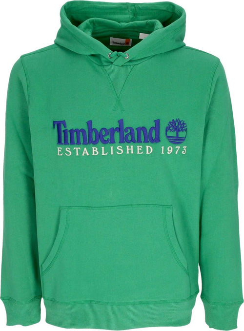 TIMBERLAND-Felpa-Cappuccio-Uomo-L/s-50th-Anniversary-Est-Hoodie-Celtic-Green-da-uomo