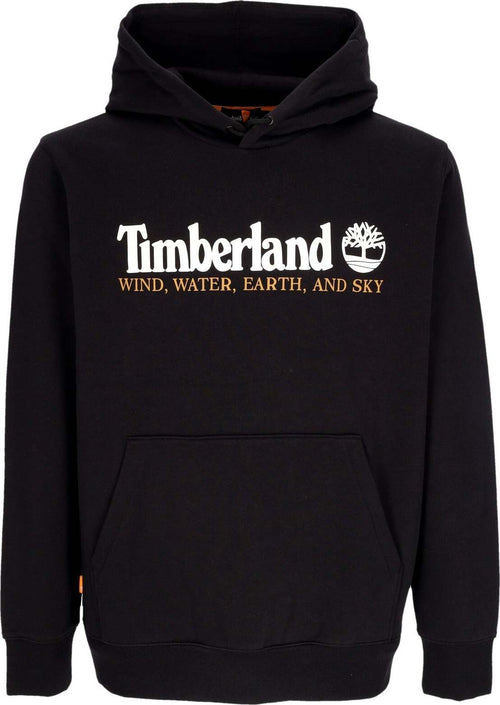 TIMBERLAND-Felpa-Cappuccio-Uomo-Wwes-Hoodie-Bb-Black-da-uomo