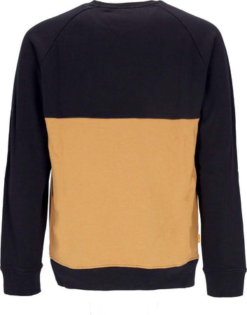 TIMBERLAND-Felpa-Girocollo-Uomo-Cut&amp;-Sew-Crewneck-Black/wheat-Boot-da-uomo