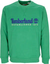 TIMBERLAND-Felpa-Girocollo-Uomo-L/s-Est-1973-Crewneck-Celtic-Green-da-uomo