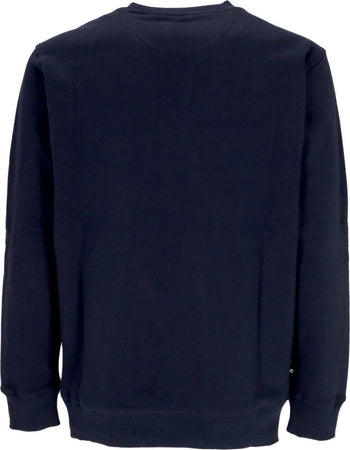 TIMBERLAND-Felpa-Girocollo-Uomo-L/s-Est-1973-Crewneck-Dark-Sapphire-da-uomo