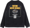TIMBERLAND-Felpa-Leggera-Girocollo-Uomo-Nnh-Crewneck-Sweatshirt-Black-da-uomo