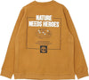 TIMBERLAND-Felpa-Leggera-Girocollo-Uomo-Nnh-Crewneck-Sweatshirt-Wheat-Boot-da-uomo