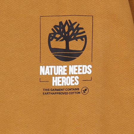 TIMBERLAND-Felpa-Leggera-Girocollo-Uomo-Nnh-Crewneck-Sweatshirt-Wheat-Boot-da-uomo