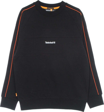 TIMBERLAND-Felpa-Leggera-Girocollo-Uomo-Yc-Oa-Crew-(regular)-Black-da-uomo