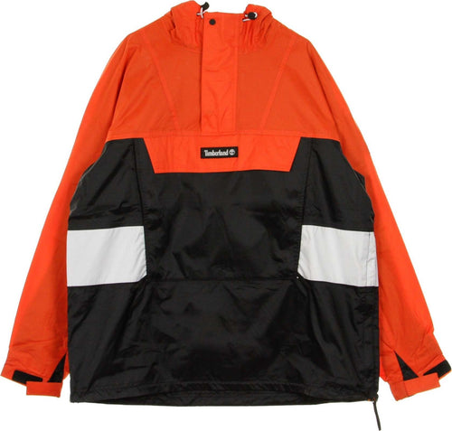 TIMBERLAND-Giacca-a-Vento-Infilabile-Uomo-Anorak-Archive-Orange/black-da-uomo