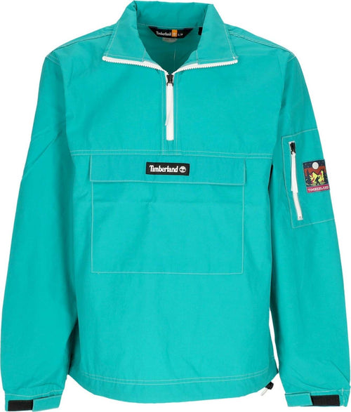 TIMBERLAND-Giacca-a-Vento-Infilabile-Uomo-Hiking-Anorak-Columbia-Blue-da-uomo