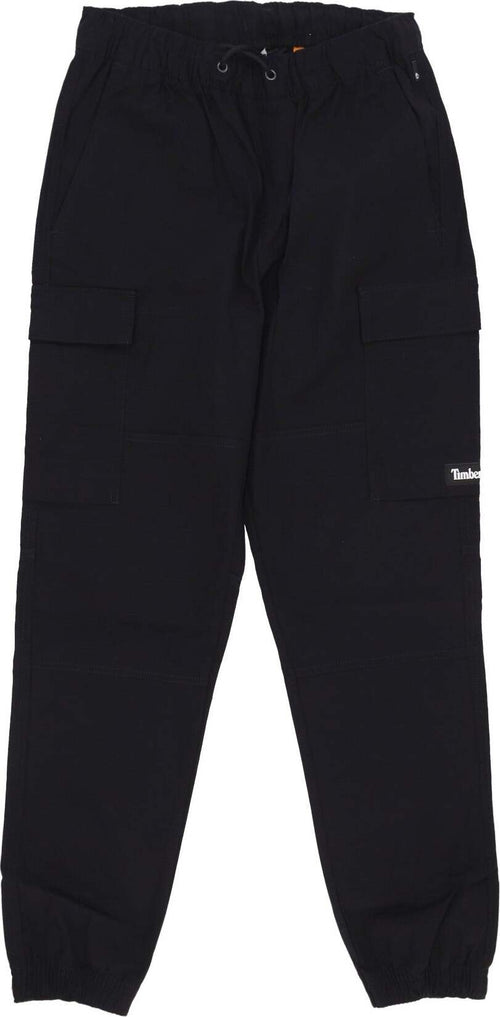 TIMBERLAND-Pantalone-Lungo-Uomo-Cargo-Ripstop-Pant-Black-da-uomo