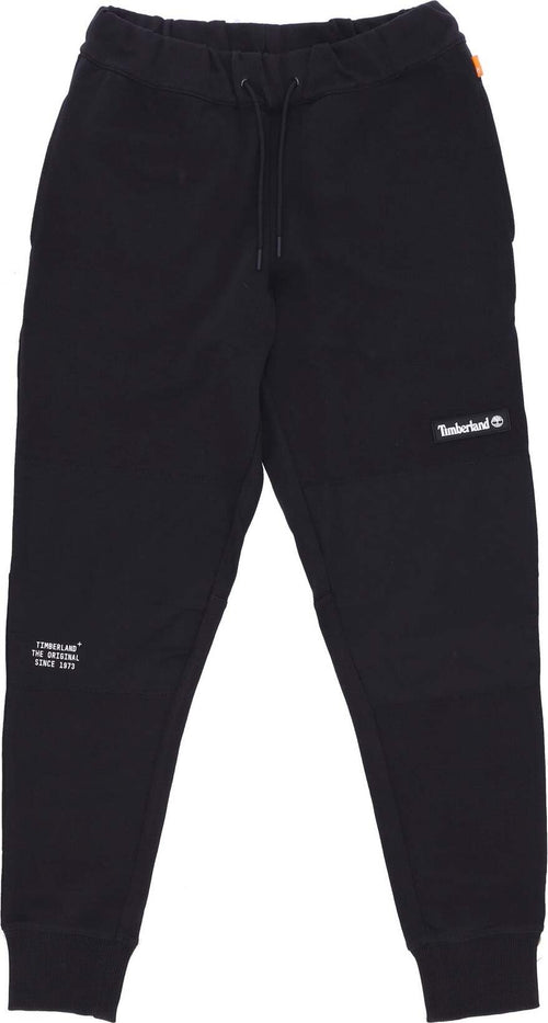 TIMBERLAND-Pantalone-Tuta-Leggero-Uomo-Cargo-Sweatpant-Black-da-uomo