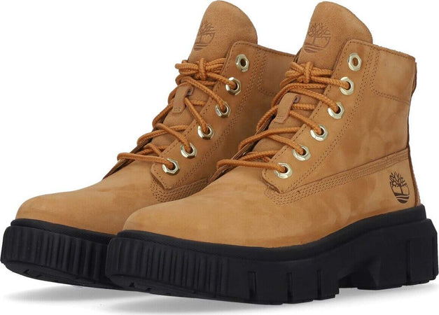 TIMBERLAND-Scarponcino-Alto-Donna-Greyfield-Leather-Boot-Wheat-da-donna