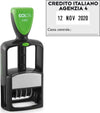 Timbro Datario Office S 360 - autoinchiostrante - personalizzabile - 30x45 mm - Colop Cancelleria e prodotti per ufficio/Archivio ufficio e accessori per scrivania/Etichette divisori per schedario e timbri/Timbri e materiali per timbri/Timbri Eurocartuccia - Pavullo, Commerciovirtuoso.it