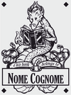 Timbro Ex Libris Drago - 30x40 mm - timbriexlibris