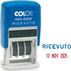 Timbro Mini Dater S160-L1 Datario + RICEVUTO - 4 mm - autoinchiostrante - Colop Cancelleria e prodotti per ufficio/Archivio ufficio e accessori per scrivania/Etichette divisori per schedario e timbri/Timbri e materiali per timbri/Timbri Eurocartuccia - Pavullo, Commerciovirtuoso.it