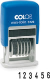 Timbro Mini Folio S126 Numeratore - 6 colonne 3 8 mm - autoinchiostrante - Colop Cancelleria e prodotti per ufficio/Archivio ufficio e accessori per scrivania/Etichette divisori per schedario e timbri/Timbri e materiali per timbri/Timbri Eurocartuccia - Pavullo, Commerciovirtuoso.it