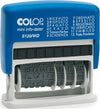Timbro Mini Info Dater S120-WD Datario + Polinomio - 12 diciture 4 mm - autoinchiostrante - Colop Cancelleria e prodotti per ufficio/Archivio ufficio e accessori per scrivania/Etichette divisori per schedario e timbri/Timbri e materiali per timbri/Timbri Eurocartuccia - Pavullo, Commerciovirtuoso.it
