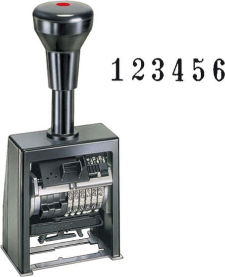 Timbro Numeratore Reiner B6K - autoinchiostrante - automatico - 6 colonne 4 5 mm - Colop Cancelleria e prodotti per ufficio/Archivio ufficio e accessori per scrivania/Etichette divisori per schedario e timbri/Timbri e materiali per timbri/Timbri Eurocartuccia - Pavullo, Commerciovirtuoso.it