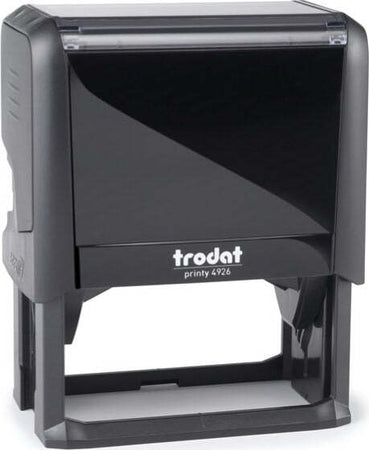 Timbro Original Printy 4926 - autoinchiostrante - personalizzabile - 75x38 mm - 8 righe - Trodat Cancelleria e prodotti per ufficio/Archivio ufficio e accessori per scrivania/Etichette divisori per schedario e timbri/Timbri e materiali per timbri/Timbri Eurocartuccia - Pavullo, Commerciovirtuoso.it