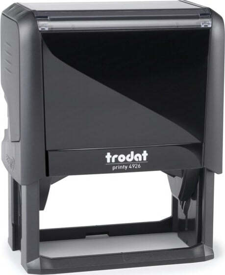 Timbro Original Printy 4926 - autoinchiostrante - personalizzabile - 75x38 mm - 8 righe - Trodat Cancelleria e prodotti per ufficio/Archivio ufficio e accessori per scrivania/Etichette divisori per schedario e timbri/Timbri e materiali per timbri/Timbri Eurocartuccia - Pavullo, Commerciovirtuoso.it