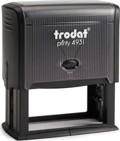 Timbro Original Printy 4931 - autoinchiostrante - personalizzabile - 70x30 mm - 7 righe - Trodat Cancelleria e prodotti per ufficio/Archivio ufficio e accessori per scrivania/Etichette divisori per schedario e timbri/Timbri e materiali per timbri/Timbri Eurocartuccia - Pavullo, Commerciovirtuoso.it