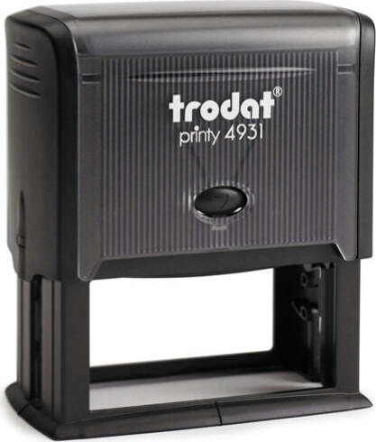 Timbro Original Printy 4931 - autoinchiostrante - personalizzabile - 70x30 mm - 7 righe - Trodat Cancelleria e prodotti per ufficio/Archivio ufficio e accessori per scrivania/Etichette divisori per schedario e timbri/Timbri e materiali per timbri/Timbri Eurocartuccia - Pavullo, Commerciovirtuoso.it