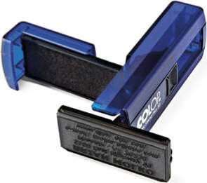 Timbro Pocket Stamp Plus 30 - 18x47 mm - 5 righe - autoinchiostrante - Colop Cancelleria e prodotti per ufficio/Archivio ufficio e accessori per scrivania/Etichette divisori per schedario e timbri/Timbri e materiali per timbri/Timbri Eurocartuccia - Pavullo, Commerciovirtuoso.it