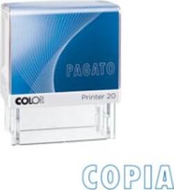 Timbro Printer 20-L G7 - COPIA - autoinchiostrante - 14x38 mm - Colop Cancelleria e prodotti per ufficio/Archivio ufficio e accessori per scrivania/Etichette divisori per schedario e timbri/Timbri e materiali per timbri/Timbri Eurocartuccia - Pavullo, Commerciovirtuoso.it