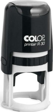 Timbro Printer R30 - diametro 30 mm - personalizzabile - 5 righe - autoinchiostrante - Colop Cancelleria e prodotti per ufficio/Archivio ufficio e accessori per scrivania/Etichette divisori per schedario e timbri/Timbri e materiali per timbri/Timbri Eurocartuccia - Pavullo, Commerciovirtuoso.it