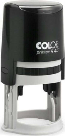Timbro Printer R45 - diametro 45 mm - 5 righe - personalizzabile - autoinchiostrante - Colop Cancelleria e prodotti per ufficio/Archivio ufficio e accessori per scrivania/Etichette divisori per schedario e timbri/Timbri e materiali per timbri/Timbri Eurocartuccia - Pavullo, Commerciovirtuoso.it