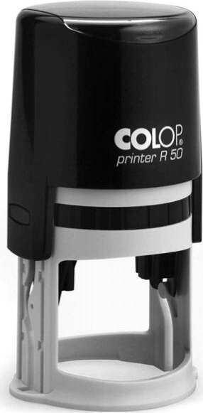 Timbro Printer R50 - diametro 50 mm - 6 righe - personalizzabile - autoinchiostrante - Colop Cancelleria e prodotti per ufficio/Archivio ufficio e accessori per scrivania/Etichette divisori per schedario e timbri/Timbri e materiali per timbri/Timbri Eurocartuccia - Pavullo, Commerciovirtuoso.it