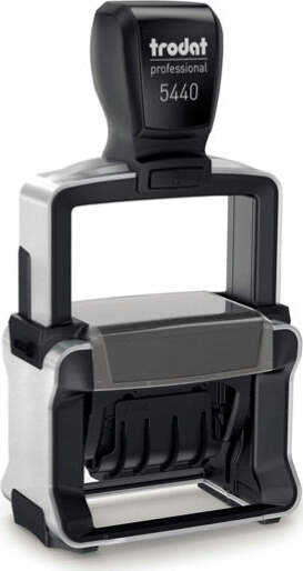 Timbro Professional 4.0 5440 Datario - 49x28 mm - 4 mm - personalizzabile - autoinchiostrante - Trodat Cancelleria e prodotti per ufficio/Archivio ufficio e accessori per scrivania/Etichette divisori per schedario e timbri/Timbri e materiali per timbri/Timbri Eurocartuccia - Pavullo, Commerciovirtuoso.it