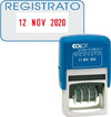Timbro S260-L3 Datario + REGISTRATO - 4 mm - autoinchiostrante - bicolore - Colop Cancelleria e prodotti per ufficio/Archivio ufficio e accessori per scrivania/Etichette divisori per schedario e timbri/Timbri e materiali per timbri/Timbri Eurocartuccia - Pavullo, Commerciovirtuoso.it