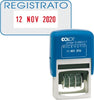 Timbro S260-L3 Datario + REGISTRATO - 4 mm - autoinchiostrante - bicolore - Colop Cancelleria e prodotti per ufficio/Archivio ufficio e accessori per scrivania/Etichette divisori per schedario e timbri/Timbri e materiali per timbri/Timbri Eurocartuccia - Pavullo, Commerciovirtuoso.it