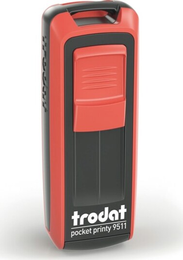 Timbro tascabile Pocket Printy 9512 - personalizzabile - autoinchiostrante - 47x18 mm - 4 righe - Trodat Cancelleria e prodotti per ufficio/Archivio ufficio e accessori per scrivania/Etichette divisori per schedario e timbri/Timbri e materiali per timbri/Timbri Eurocartuccia - Pavullo, Commerciovirtuoso.it